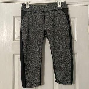 Oiselle moto Lesley knicker, grey, size 8